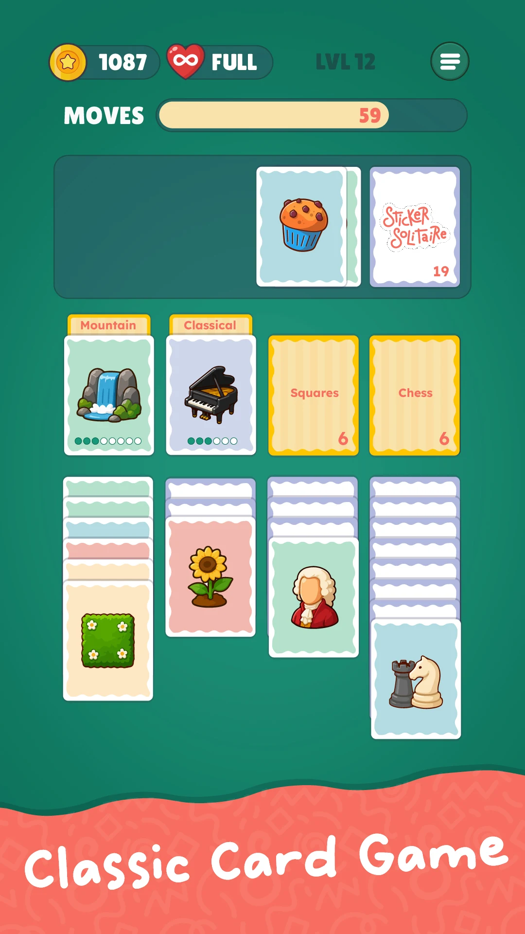 Sticker Solitaire screenshot